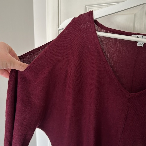 Peep Shoulder Sweater - Picture 2 of 3